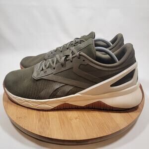 Reebok Nano Flex Running Sneakers Shoes Men 11.5 Green White
